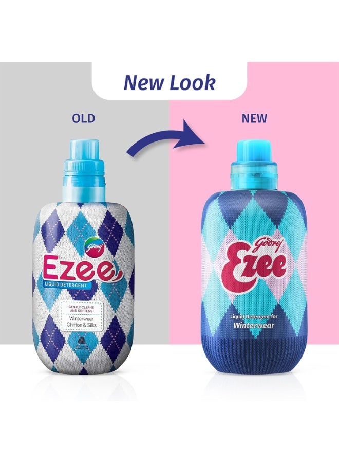 Ezee Godrej Ezee Liquid Detergent - 1kg Bottle | for Winter-wear | Added Conditioner | No Soda Formula | Woolmark Certified - Image 3